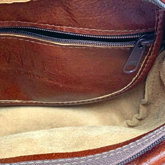 Village Tannery NYC Designed by Sevestet Pueblo Brown Leather Waist‎ Bag - Picture 10 of 11